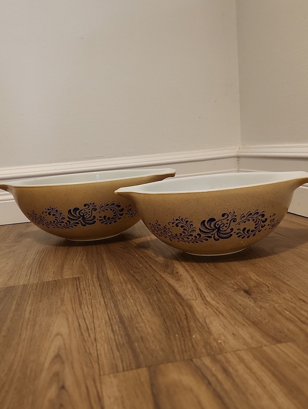 Pyrex Cinderella Homestead #444 & #443 Set Of Two